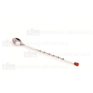 Bar Spoon- Red Knob