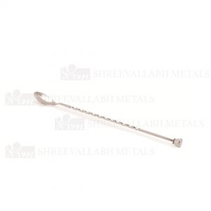 Bar Spoon- Steel Knob