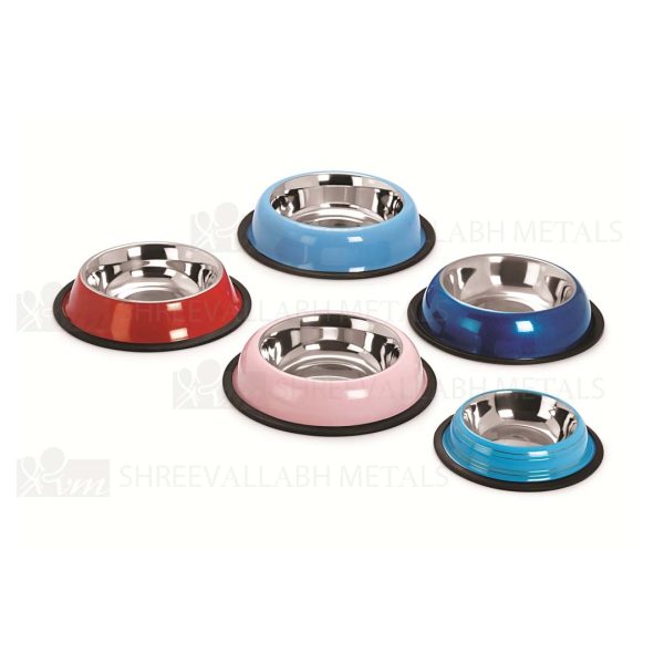 Antiskid Pet Bowl (Colored)