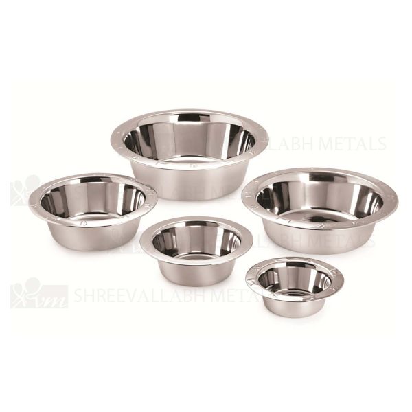 Dog Bowl (Embossed Rim)